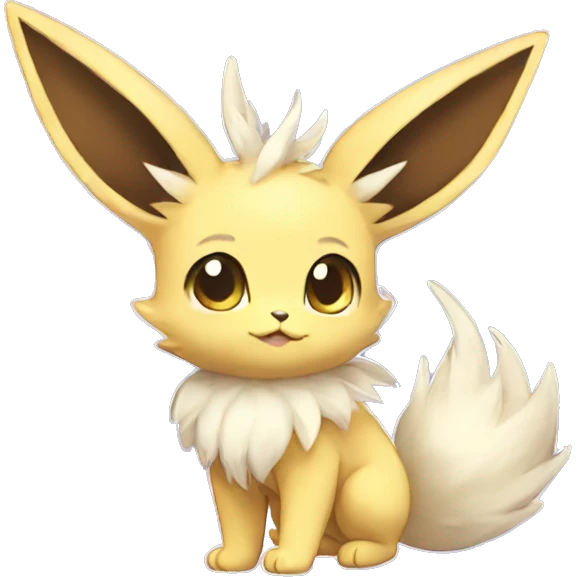 Kawaii Eeveelution-Cute-Pokémon-fusion full body emoji