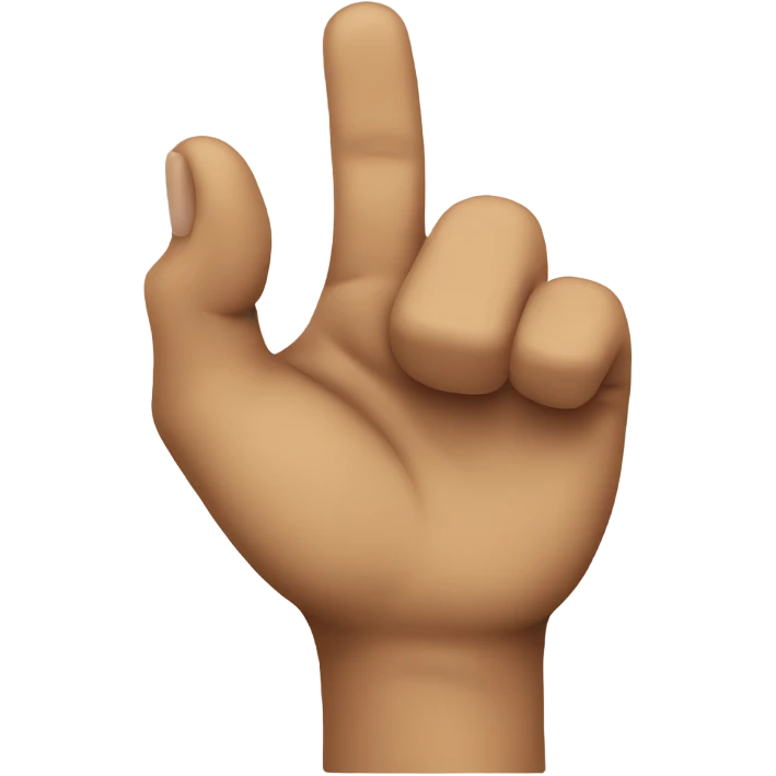 Emoji putting up finger  emoji