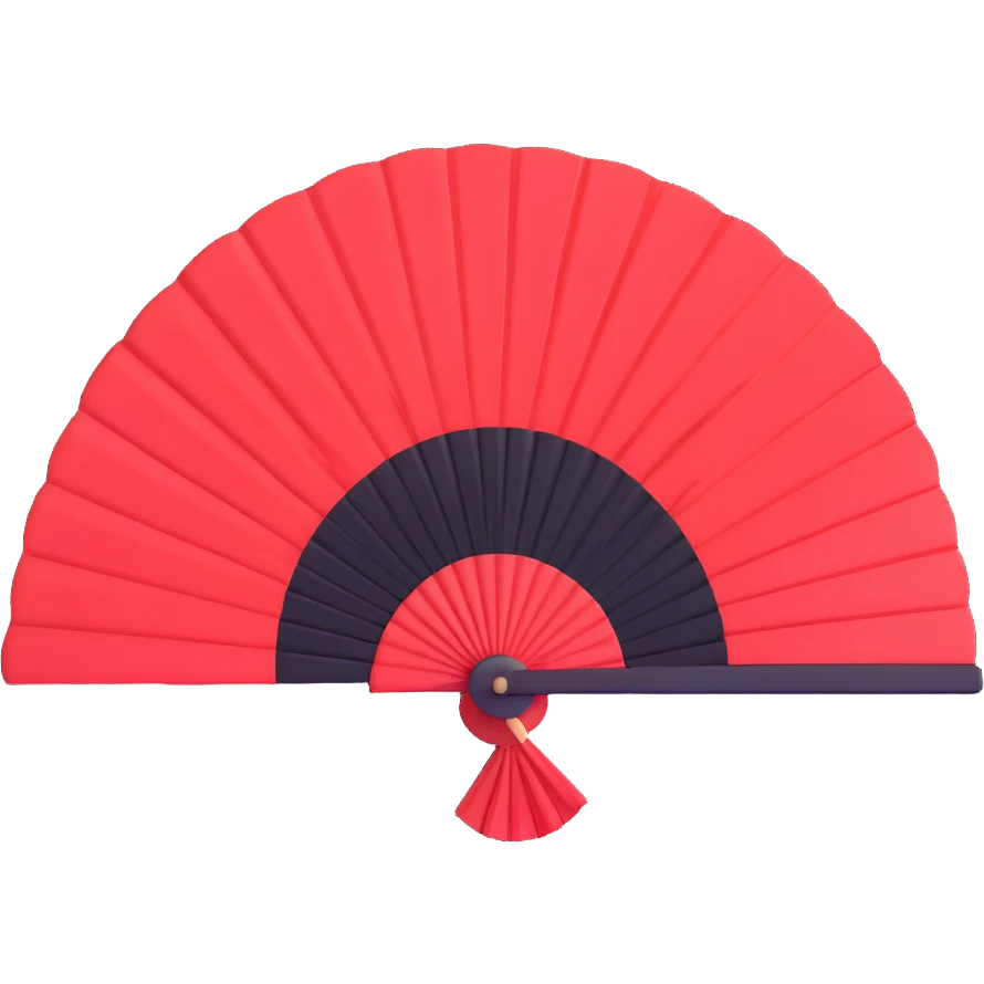 red fan emoji