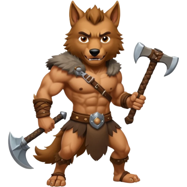 barbarian wolf rider emoji