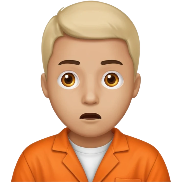 surprised prisoner emoji