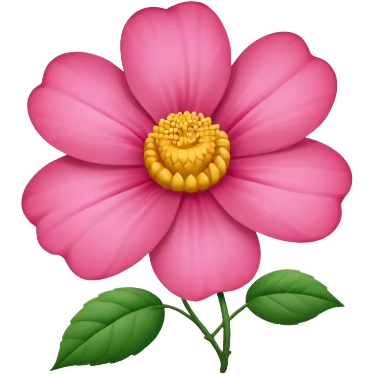 Flor rosada emoji