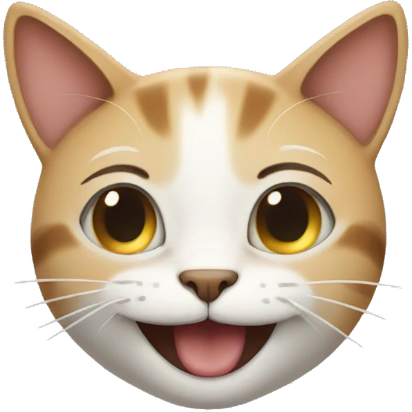 Cat smile emoji