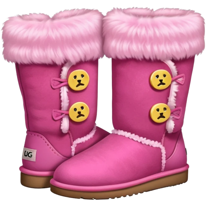 pink ugg emoji