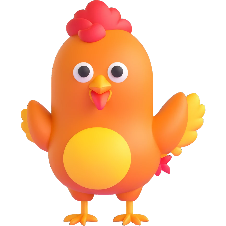 chicken nugget wearing a swimsuit emoji