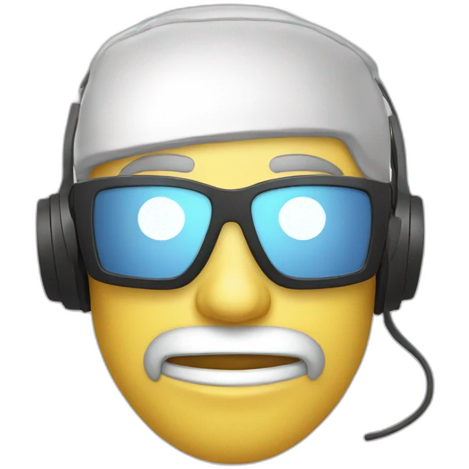 Pc gamer blanc  emoji