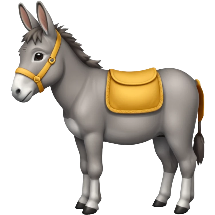 un burro en genero femenino emoji