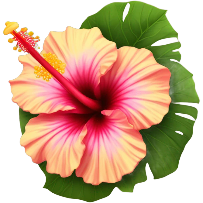 Hibiscus flower emoji