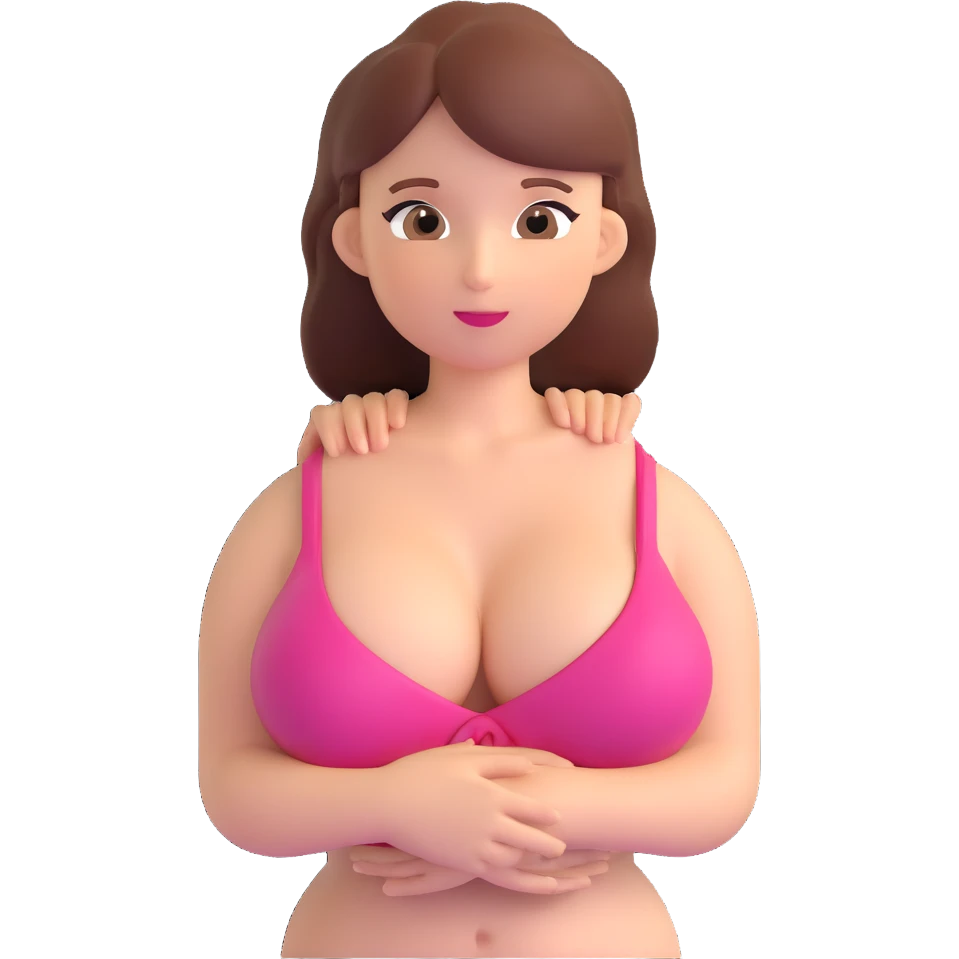girl, big boobs emoji