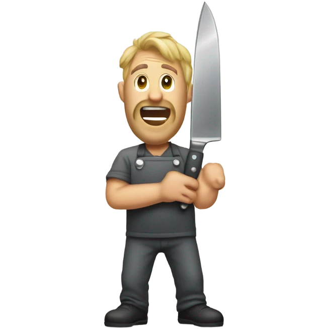 Kitchen knife sharper emoji