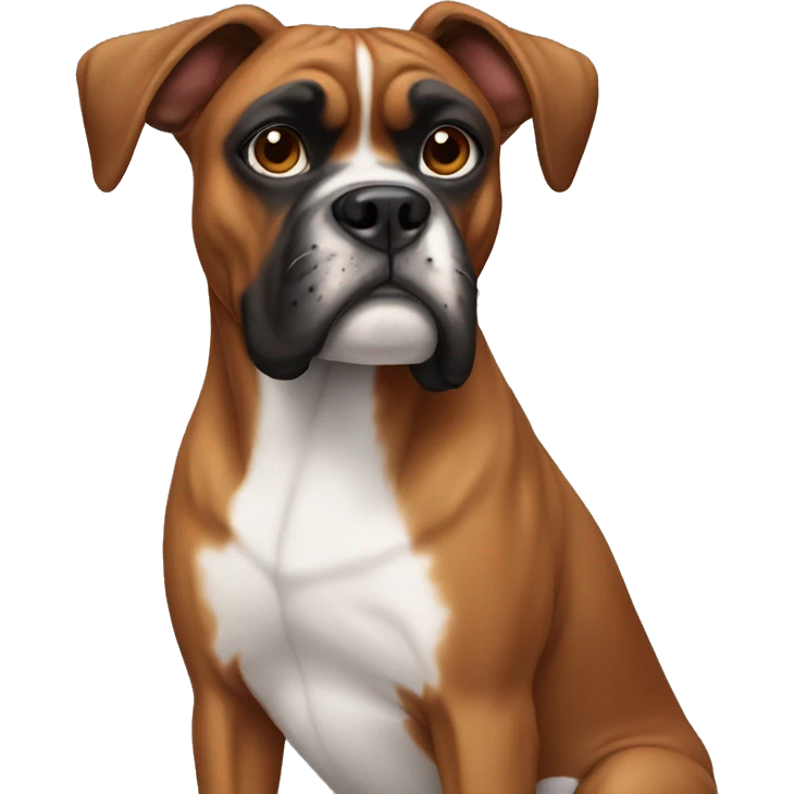 Boxer dog  emoji