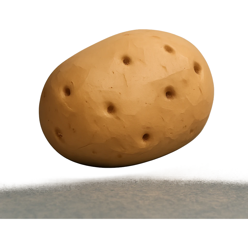 simple potato emoji