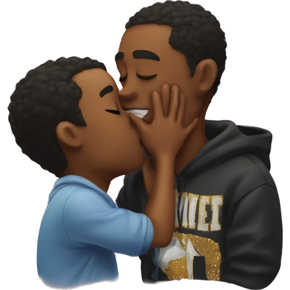 Kissing the homies goodnight emoji