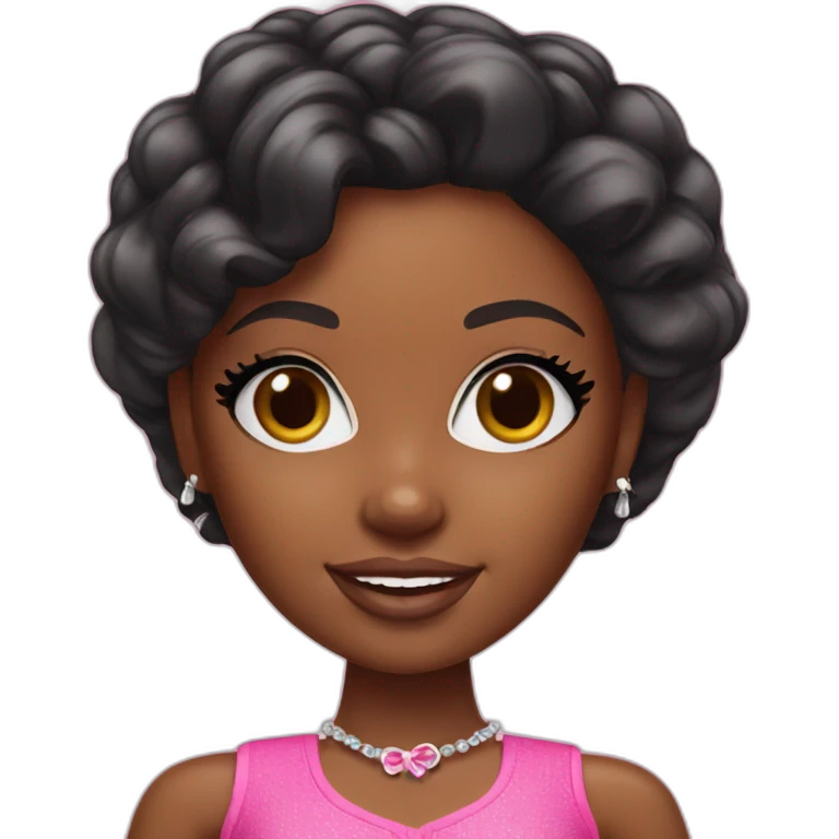Black Girl Barbie emoji