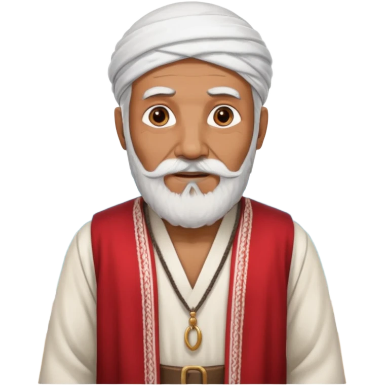 old emirates guys wearin gUAE cloths with white beared .. he works in the sea emoji