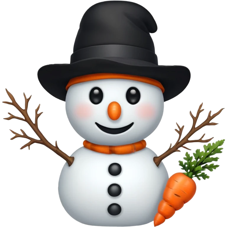 Cross eye snowman emoji