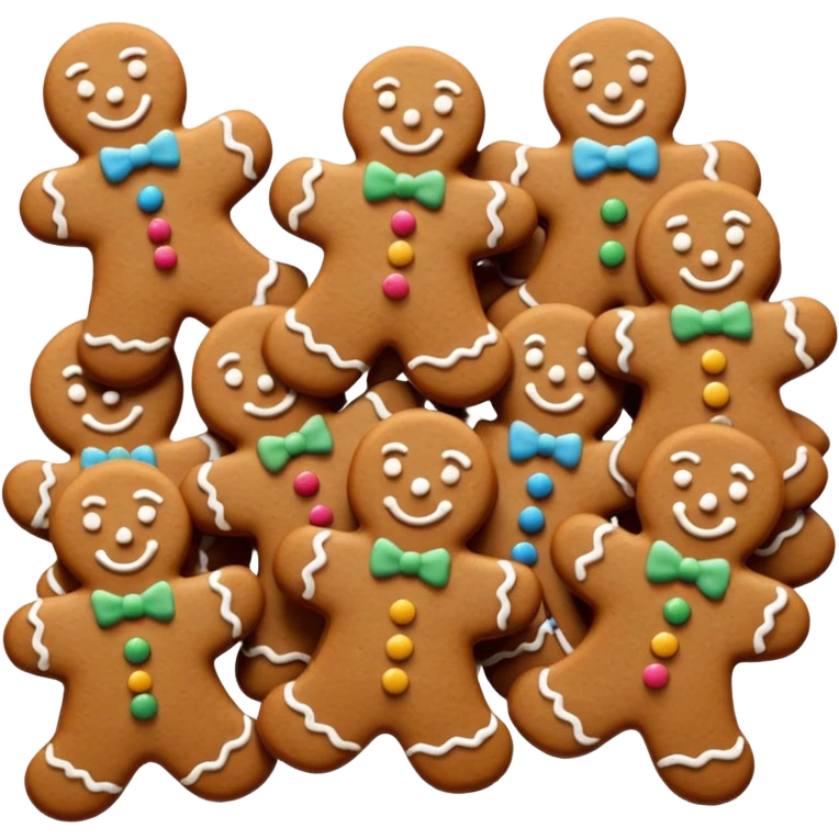 Gingerbread Cookies Baking emoji