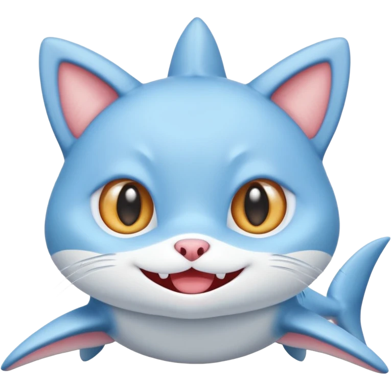 shark cat mofusand emoji