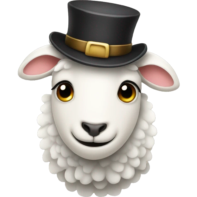 sheep with tophat emoji