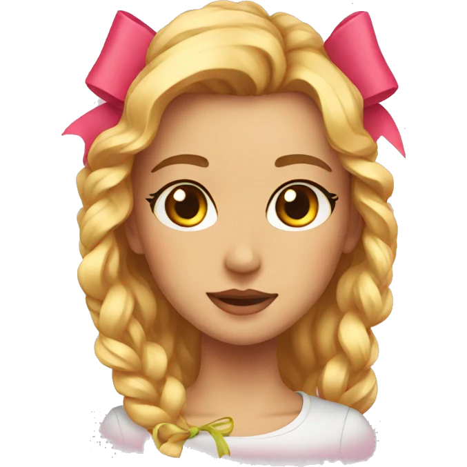 😍 with bow emoji