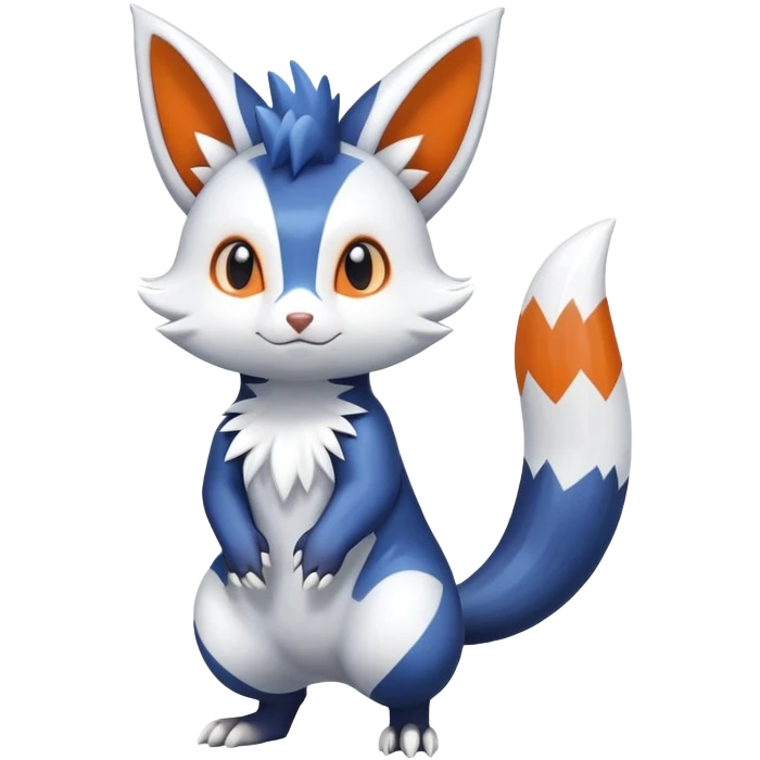 Shiny Furret-Meowstic-Zangoose-Hybrid (Full body) emoji