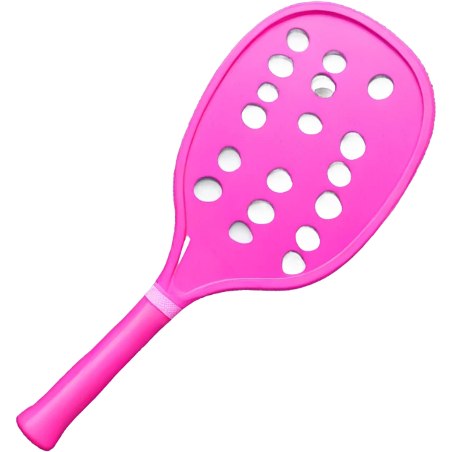 Pink Pickleball Paddle emoji