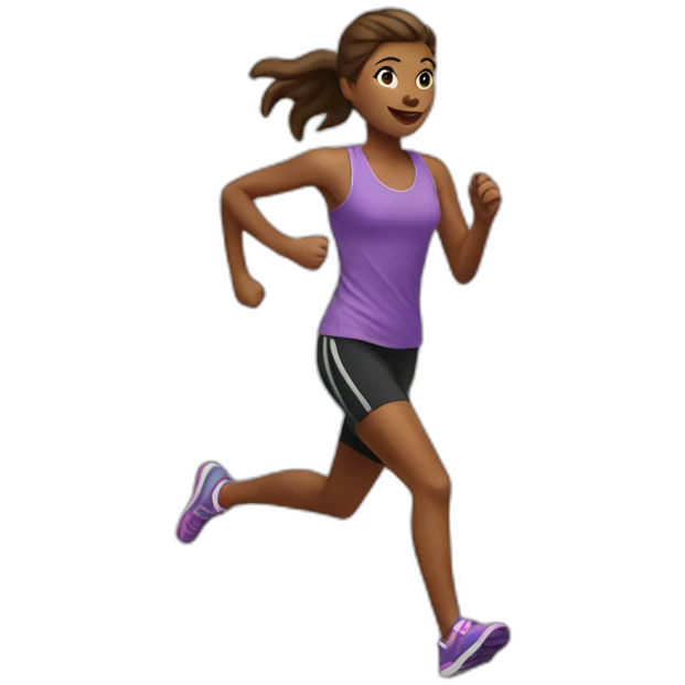RUNNING GIRL emoji
