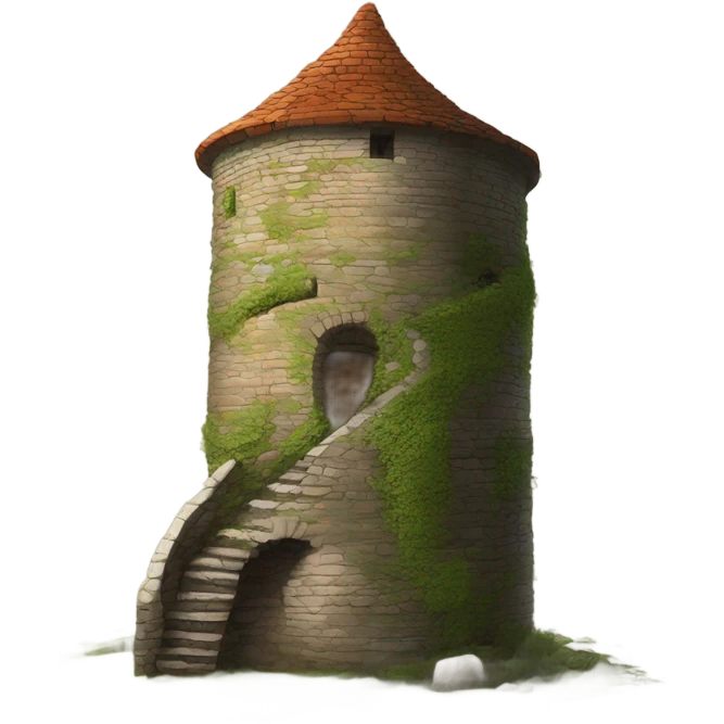 Old tower emoji