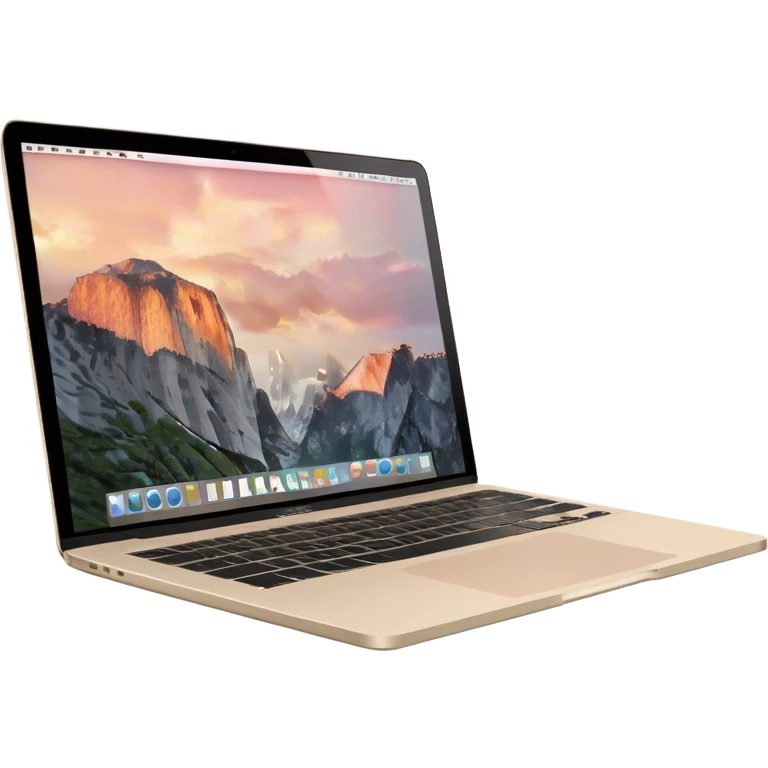 
light beige open macbook sideways emoji