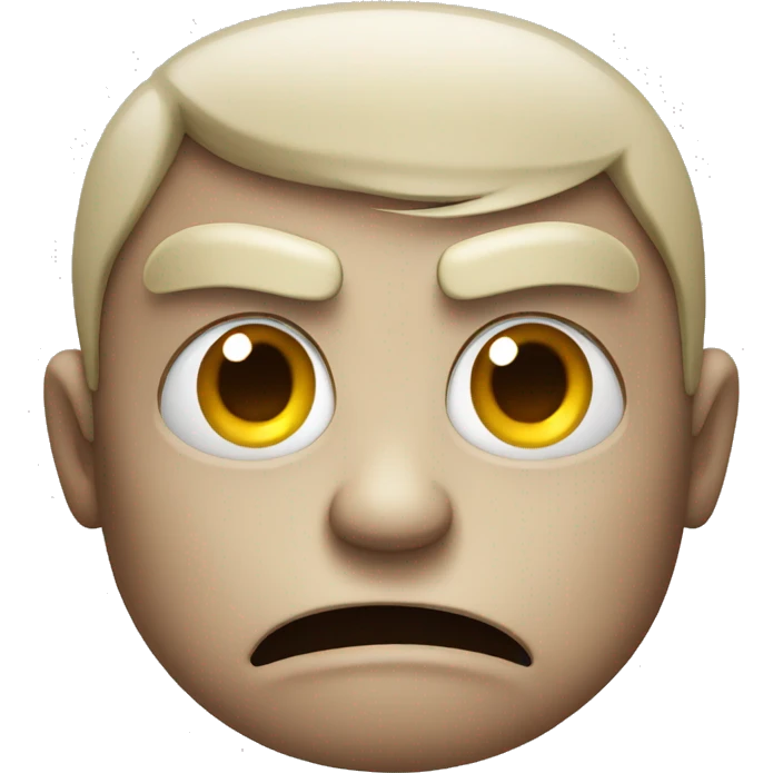 smile angry emoji