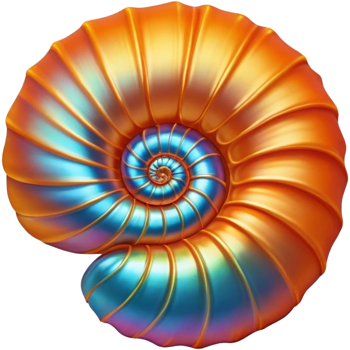 Maui sunrise shell emoji