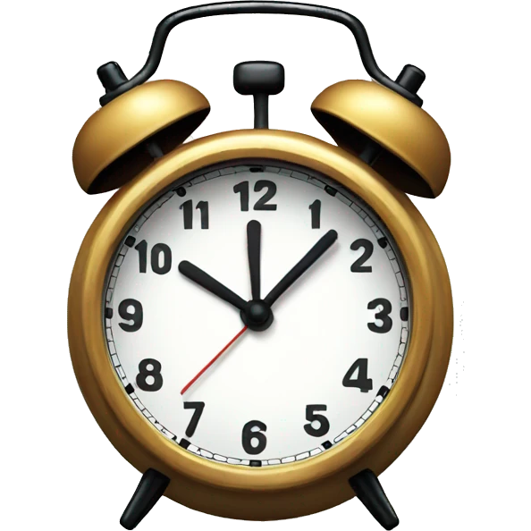 alarm clock emoji