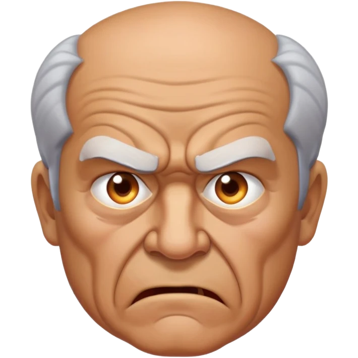 angry grandfather emoji