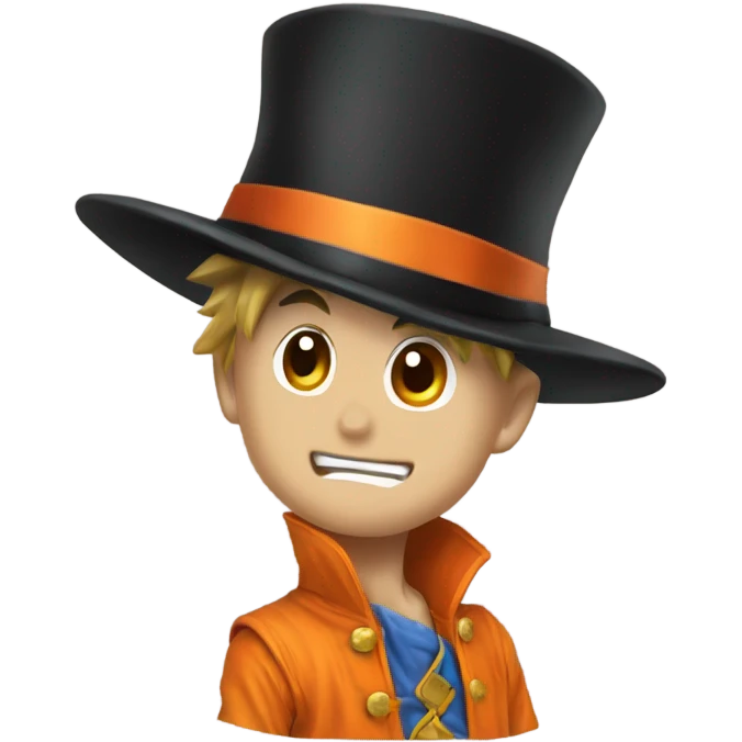 Goku In A Top Hat emoji