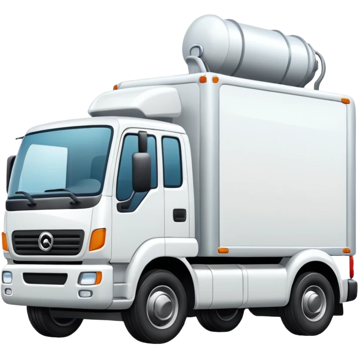 Truck white emoji