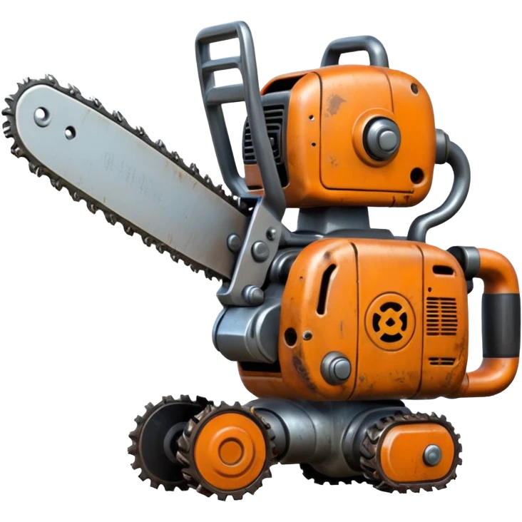 bot with chainsaw emoji