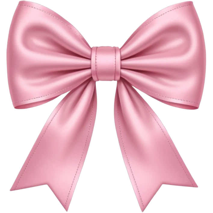 Baby pink bow emoji