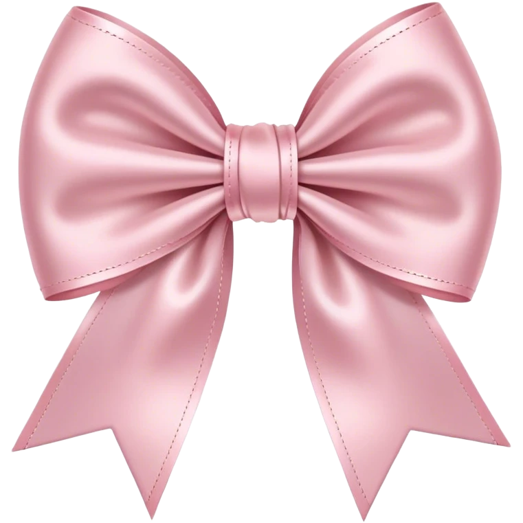 Light pink bows emoji