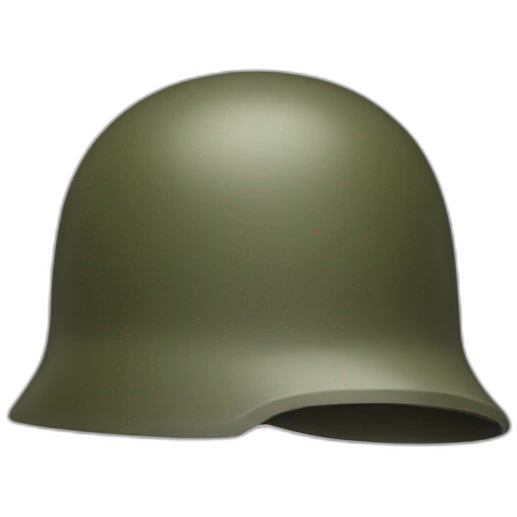 faceless military helmet emoji