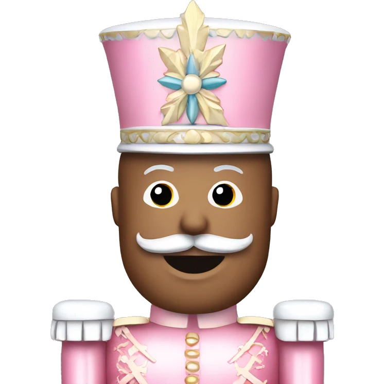 Light pink nutcracker emoji