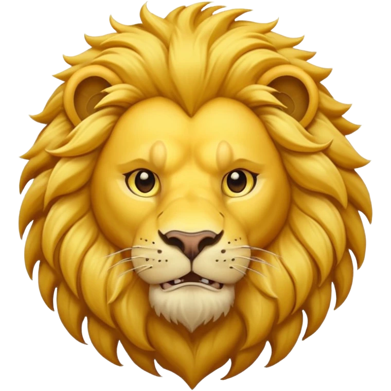 yellow lion emoji