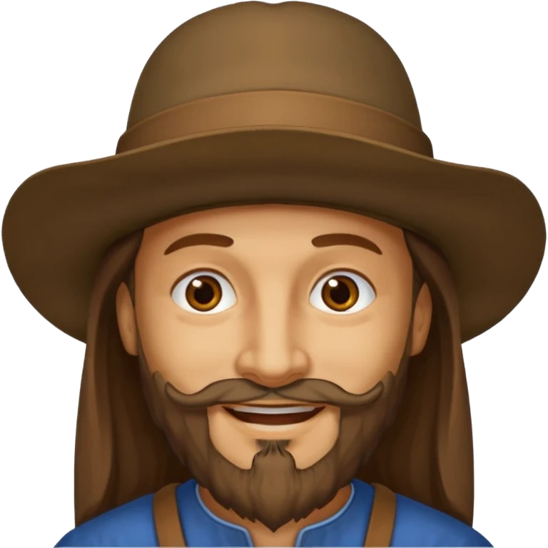portrait of leonardo da vinci emoji