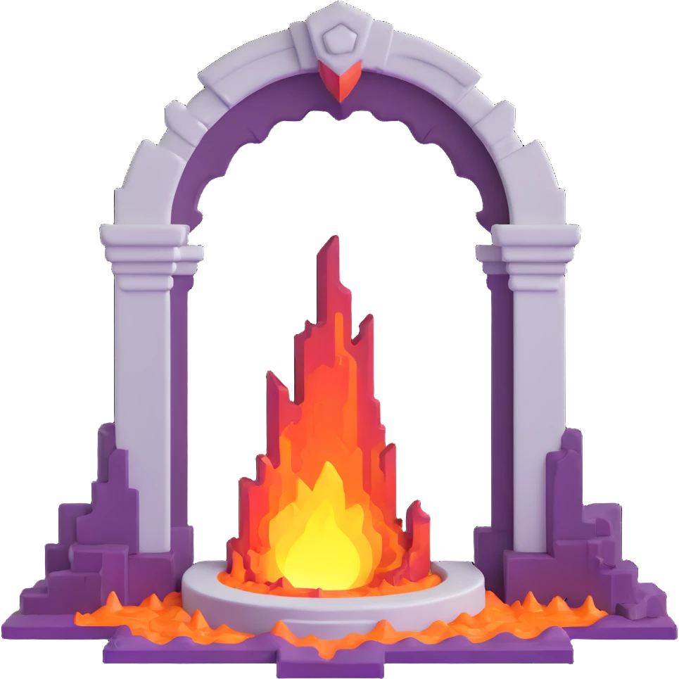Minecraft Nether portal emoji