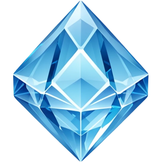 Blue crystal emoji