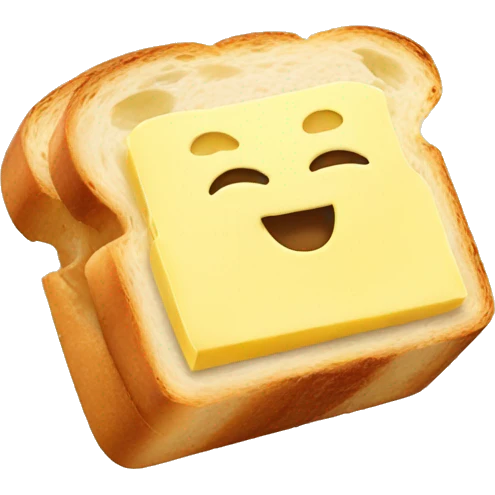 Butter on bread  emoji