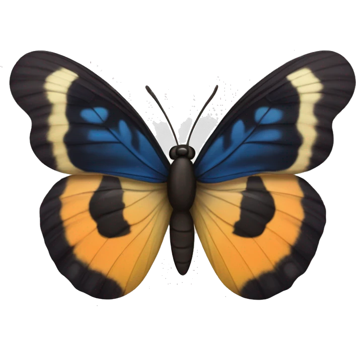 Semicolon butterfly emoji