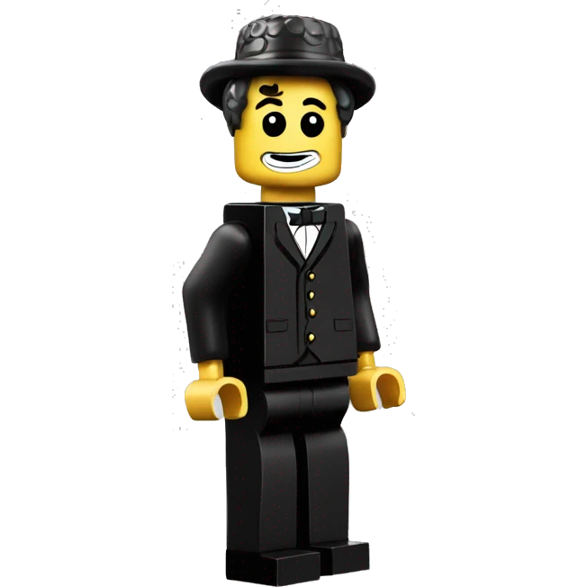 Charles Chaplin lego full body emoji