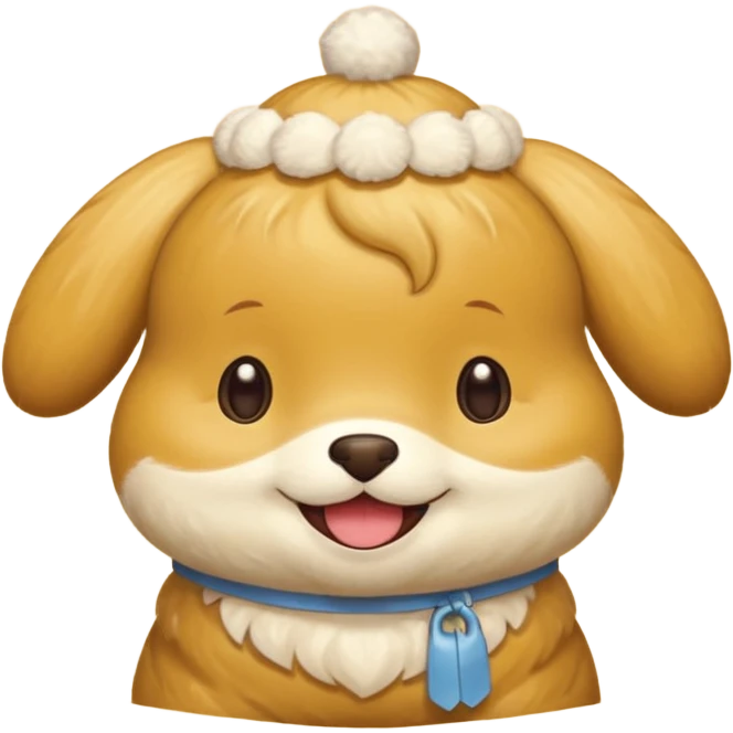 Happy Pompompurin emoji