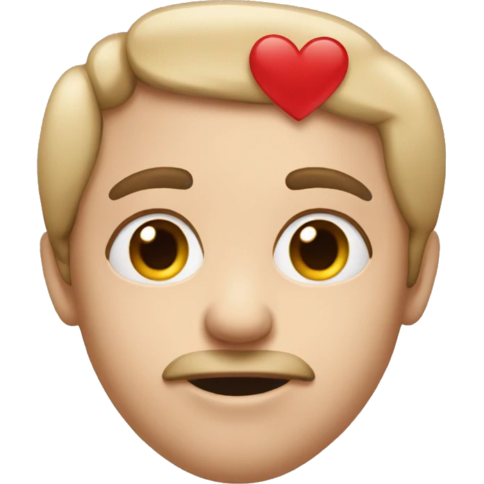 Half kiss half heart emoji