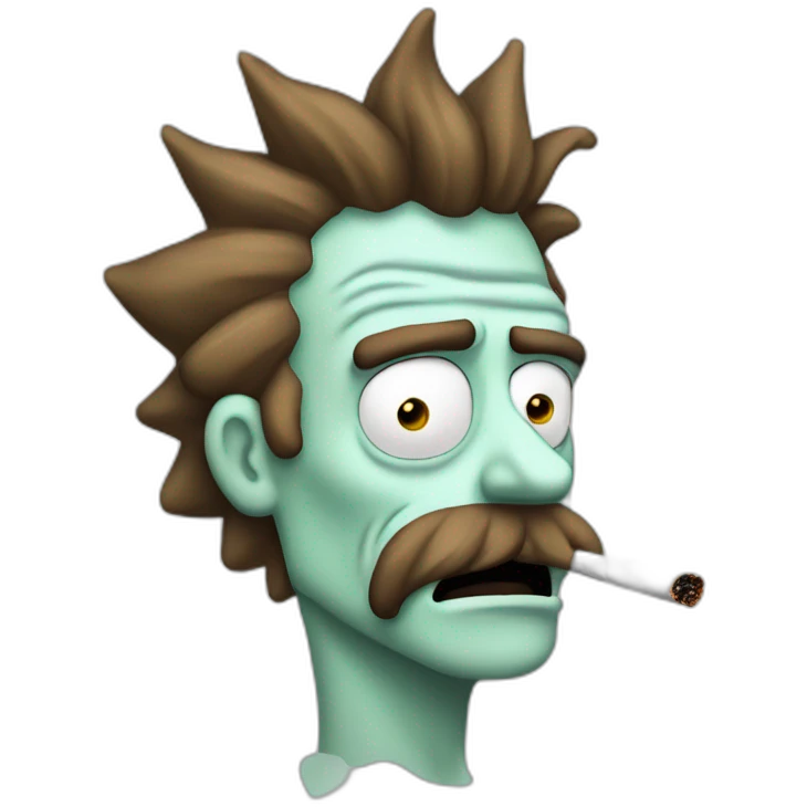 Rick-sanchez-fume-une-cigarette emoji